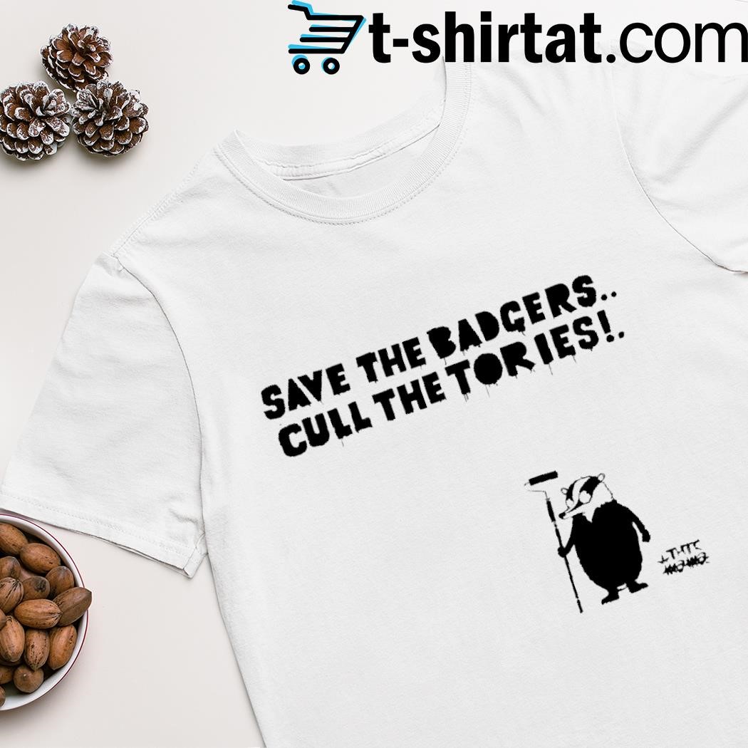 Save the badgers cull the tories shirt