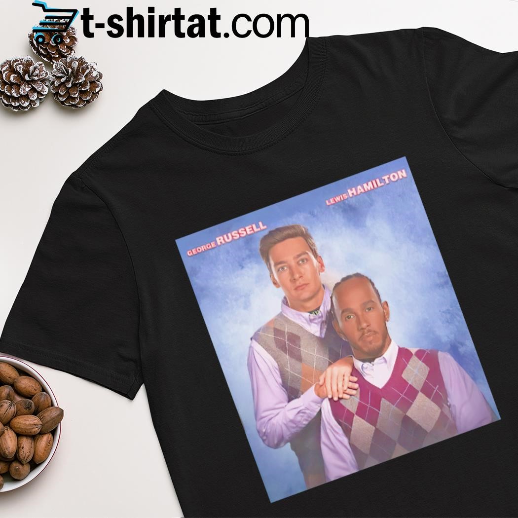Top step Brothers Georgia Lewis Hamilton and George Russell shirt