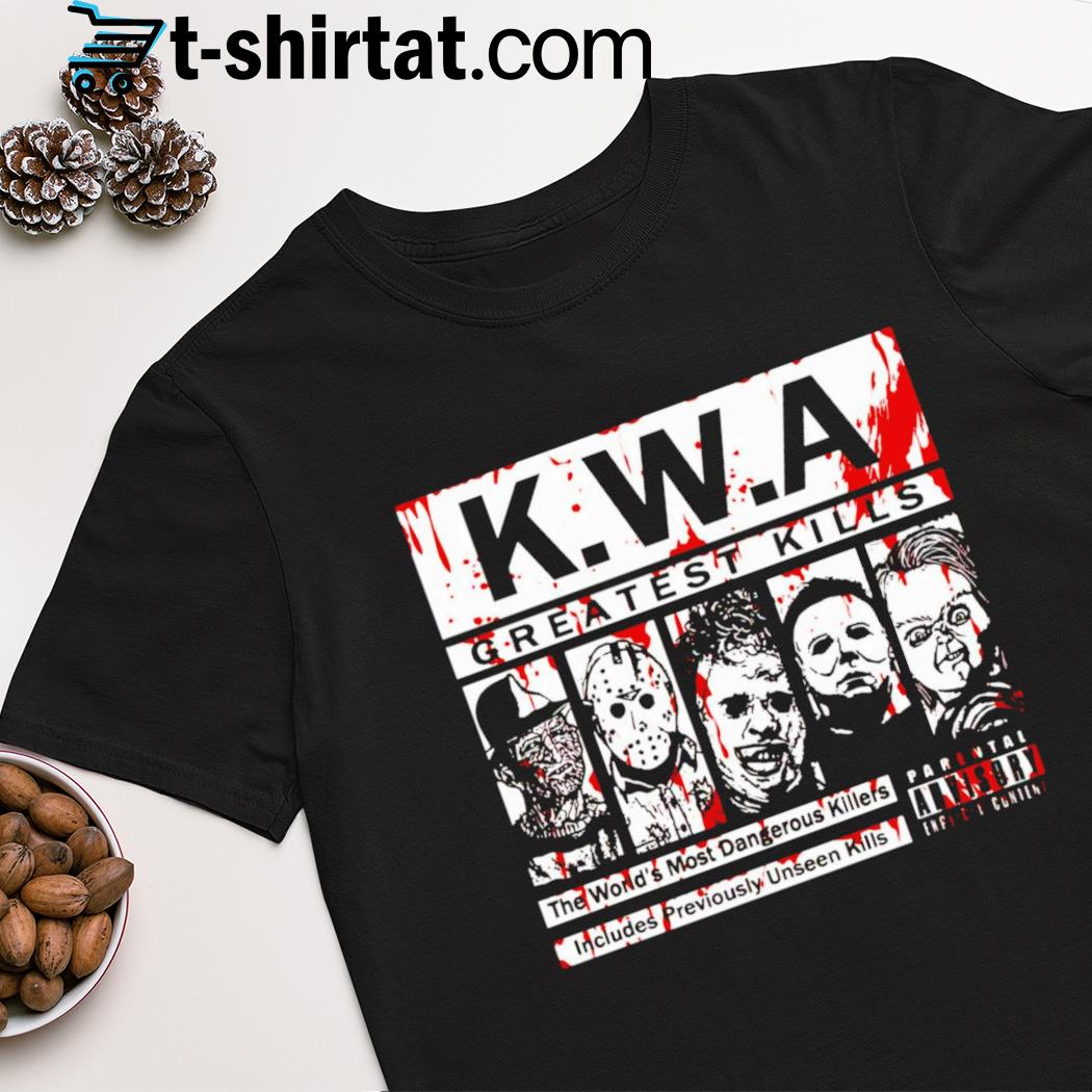 Killers with Attitude Horror Movie Mashup shirt