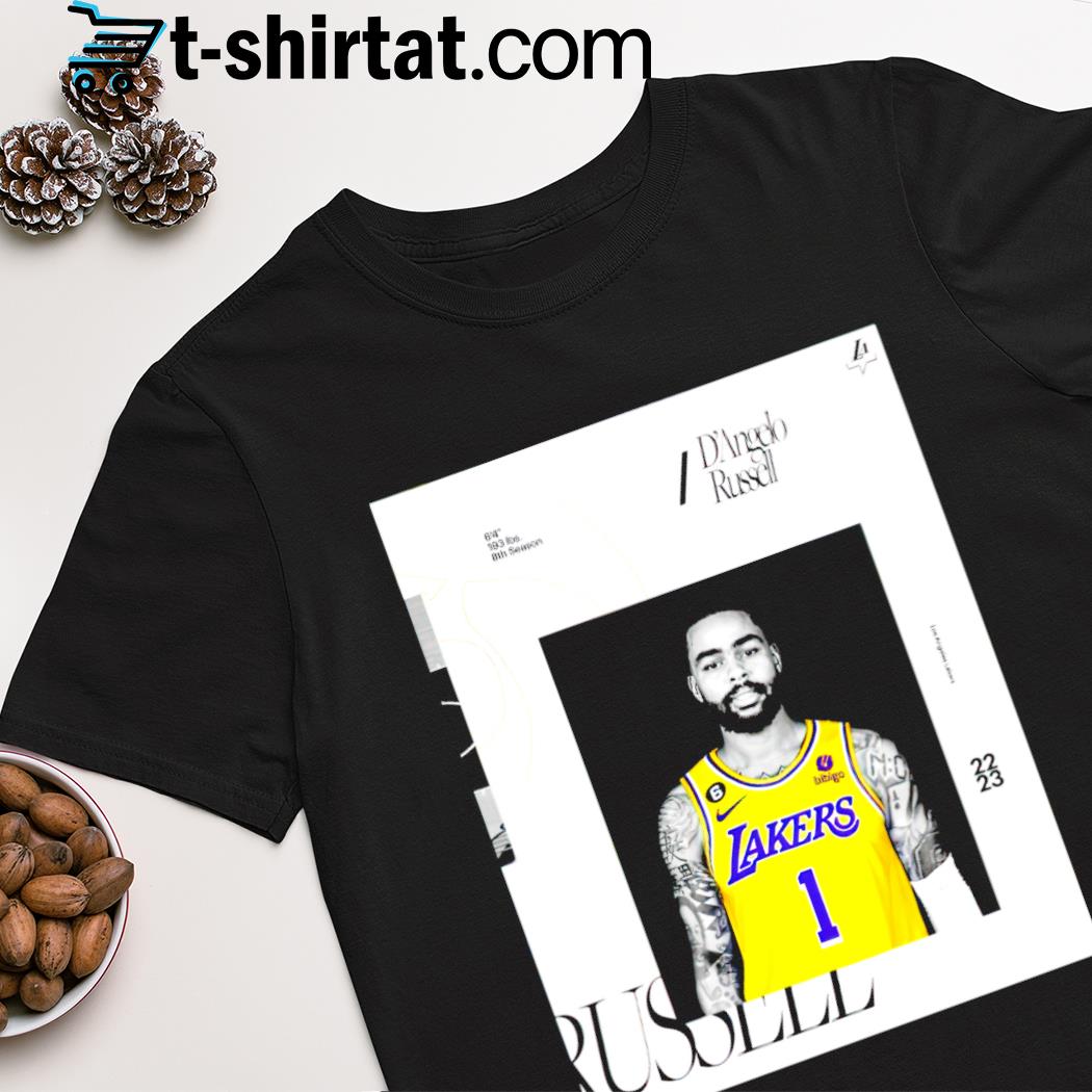 Lakers D'angelo Russell Los Angeles Lakers 2022-2023 shirt