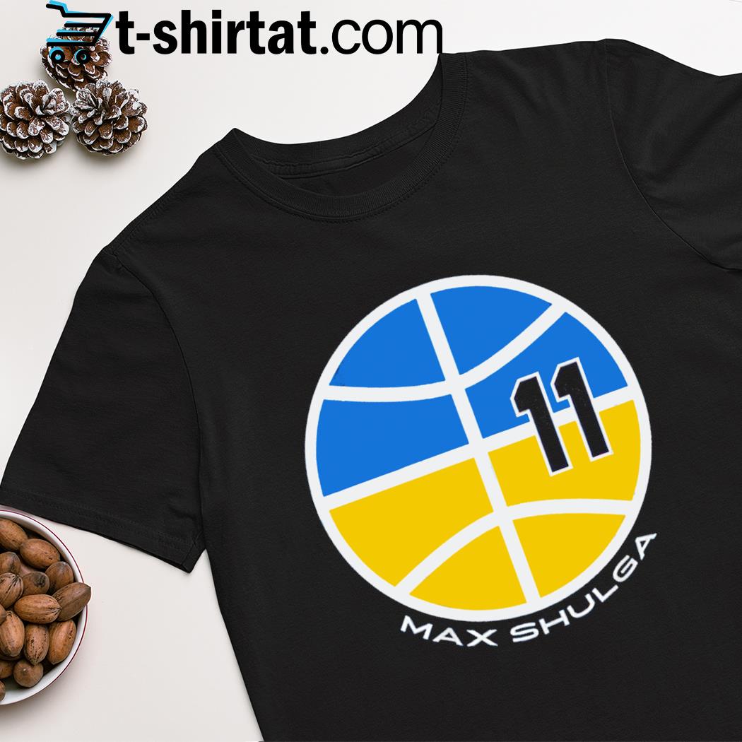 Max Shulga 11 Ukraine Basketball shirt
