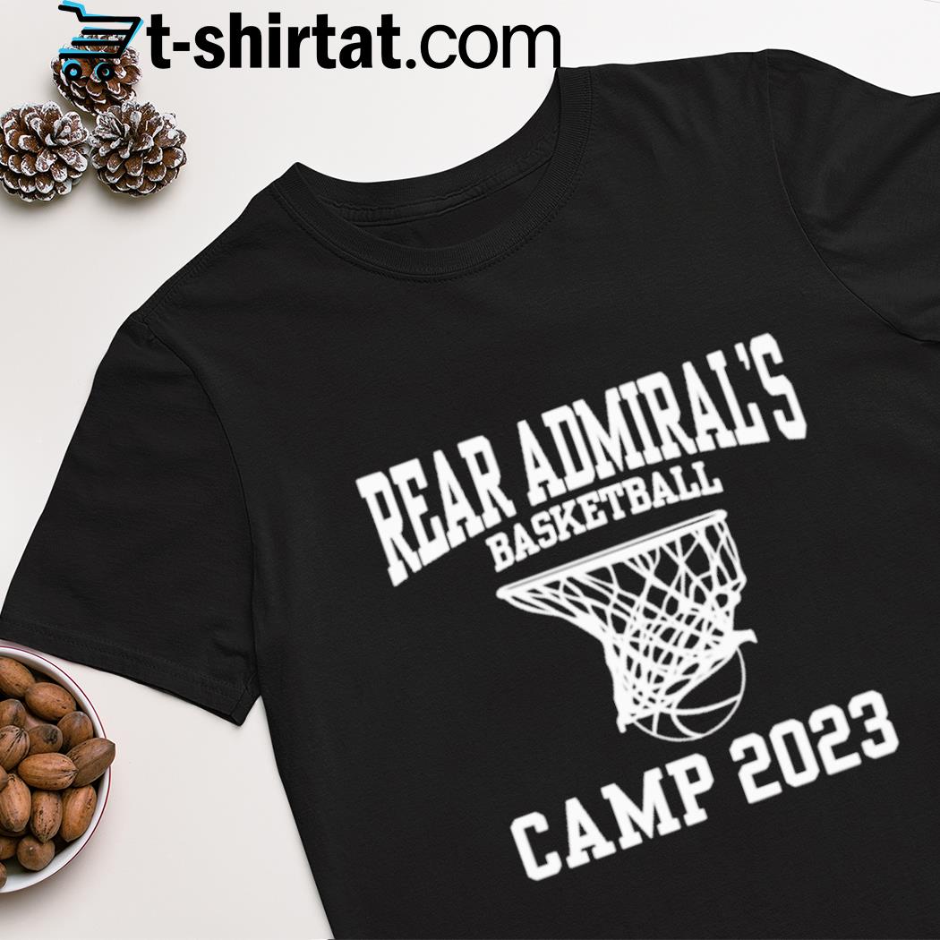 Rear admiral's basketball camp 2023 shirt
