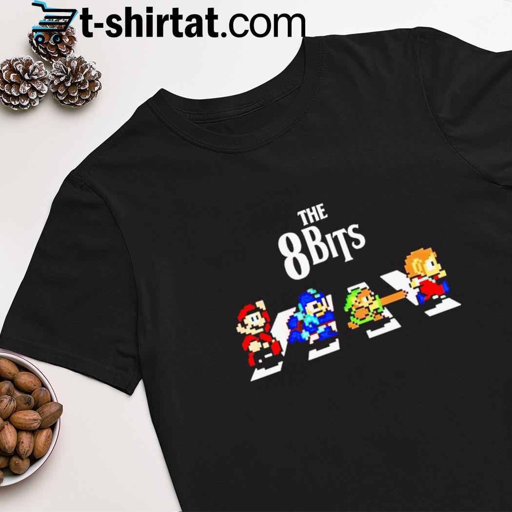 The 8 bits Mario Abbey Road shirt